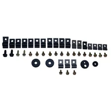 Brake And Fuel Line Clip Clamp Bracket Kit 1971-73 Ford Mustang V8 46pc