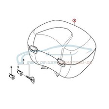 Originale BMW 71607720456 - Bauletto bauletto grosso bianco 49L