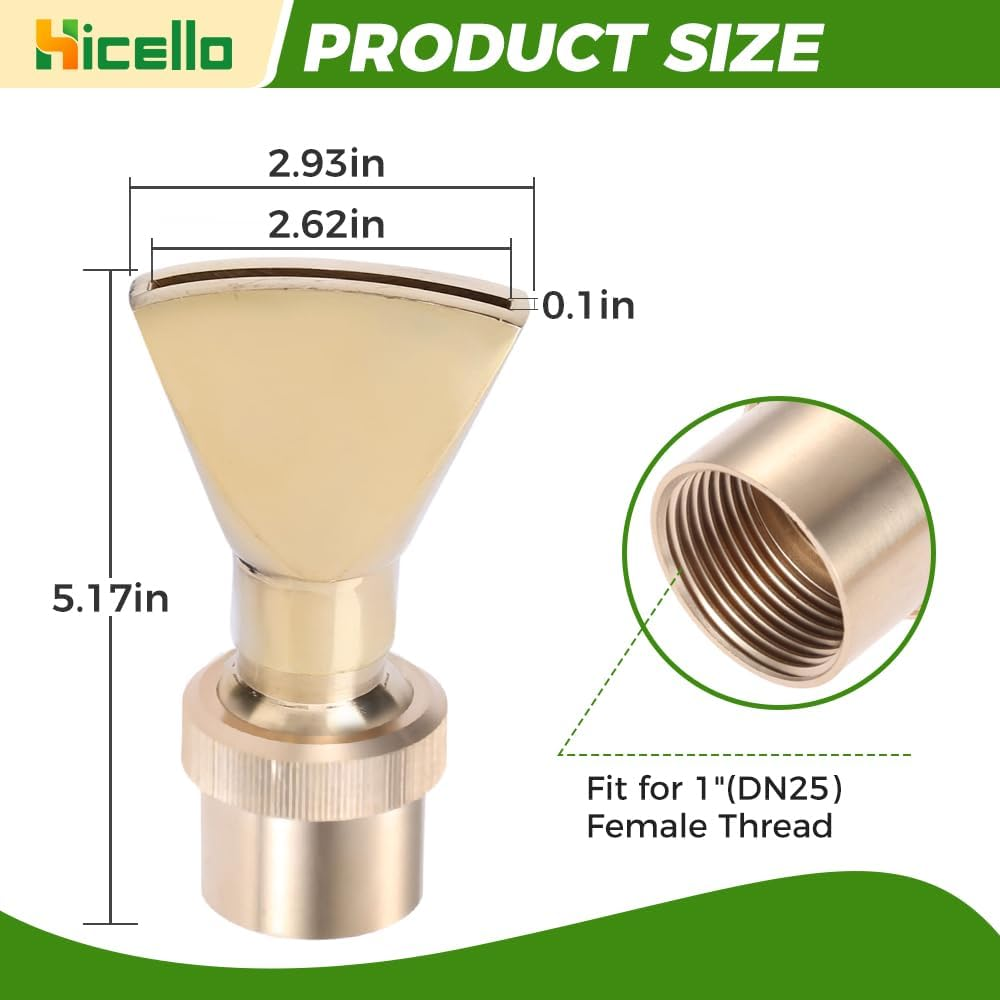 U8F - 8 ft. Plastic U-Series Nozzle - Full-Circle Spray Pattern (360 Degree) (Must order in multiples of 25 units