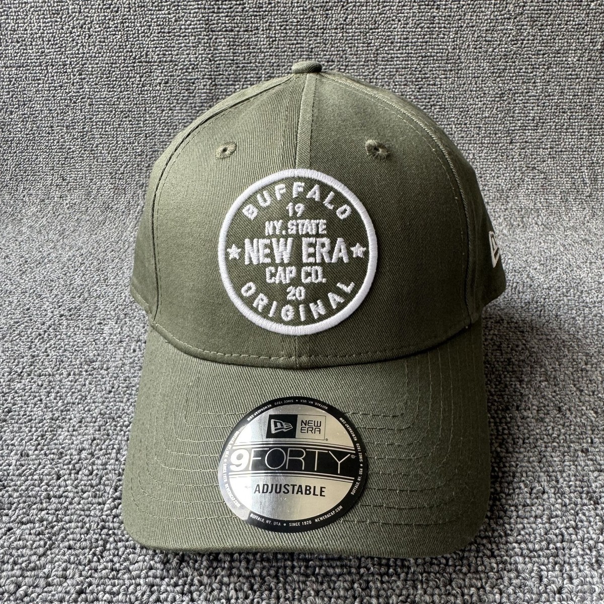New Era 9FORTY Buffalo Original Olive Adjustable Cap Hat