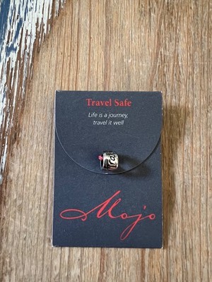 Scarlett Schmuck Sterlingsilber Mojo Perlen Charm - ''Reisesicher'' - Neu