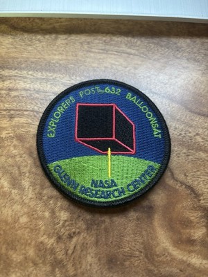 NASA Glenn Research Center Balloonsat Patch Logo 3  Jacket Rare