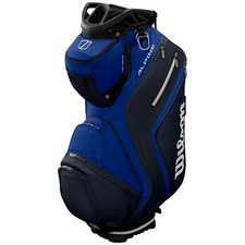 Wilson Alpine Cart Bag 14 Way Full Length Divider Top & 11 Pockets - Navy/Blue