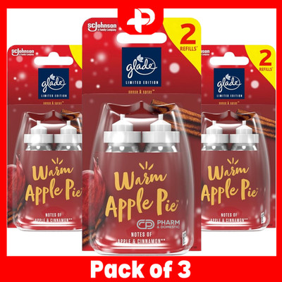 Glade Lufterfrischer Sense & Spray Nachfüller Warm Apple Pie 2x18ml 3er Pack