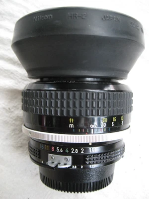 Nikon Nikkor 55mm f1,2 AI, objectif argentique ultra lumineux baïonnette Nikon F - Photo 1/4