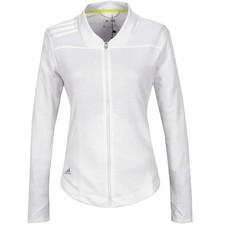 Adidas Golf Jacket Damen Strickjacke Sport Jacke Trainingsjacke Sweat weiß 36/S