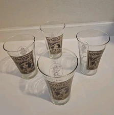 Coca Cola The Archives 'Drink  Trade-Mark 16 oz. Glasses Vintage 1980's Set of 4