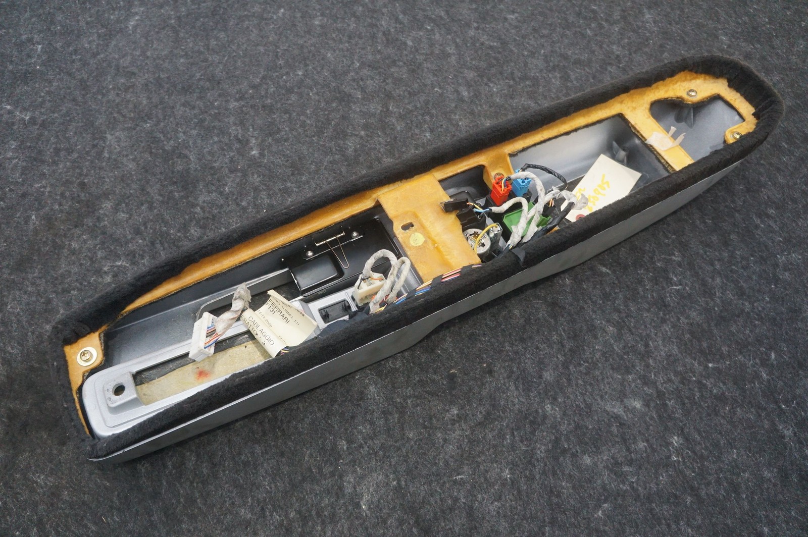 Center Console Upper Plate Tunnel Cover 65386400 Ferrari 360 Modena 2001 *Note*