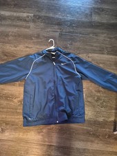 Nike Dri-FIT Men's Training Jacket Full Zip Pockets Blue L CW6131-451
