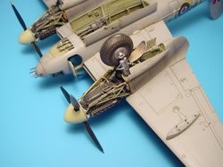 Aires 4208 - 1:48 Mosquito FB Mk.VI/ NF II Fahrwerkschächte - Neu