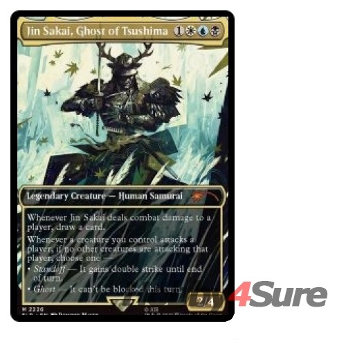 マジック：ザ・ギャザリング ghost of tsushima mtg Jin Sakai, Ghost Of Tsushima M/NM Magic: The Gathering MTG Secret