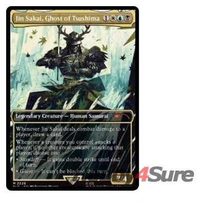 マジック：ザ・ギャザリング MTG Jin Sakai, Ghost of Tsushima Foil Jin Sakai, Ghost Of Tsushima M/NM Magic: The Gathering MTG Secret