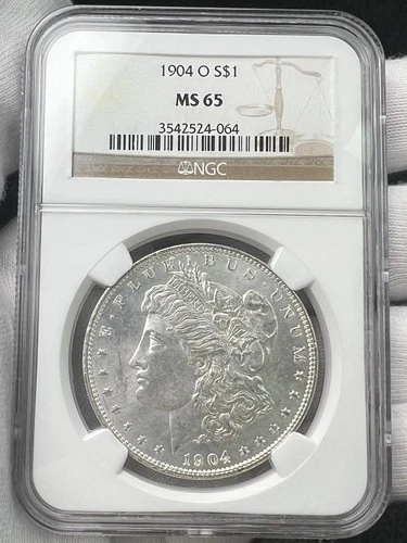 1904-O $1 Morgan Dollar 90% Silver New Orleans NGC MS65 US Coin
