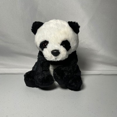 Aurora Panda Plush Soft Toy Black White Stuffed Animal 7 inch