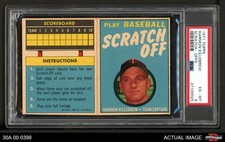 1971 Topps Scratch-Offs Harmon Killebrew  Twins HOF PSA 6 - EX/MT