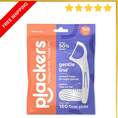 300 CT Plackers Micro Mint Dental Floss Tooth Picks Plastic Oral Teeth Flossers