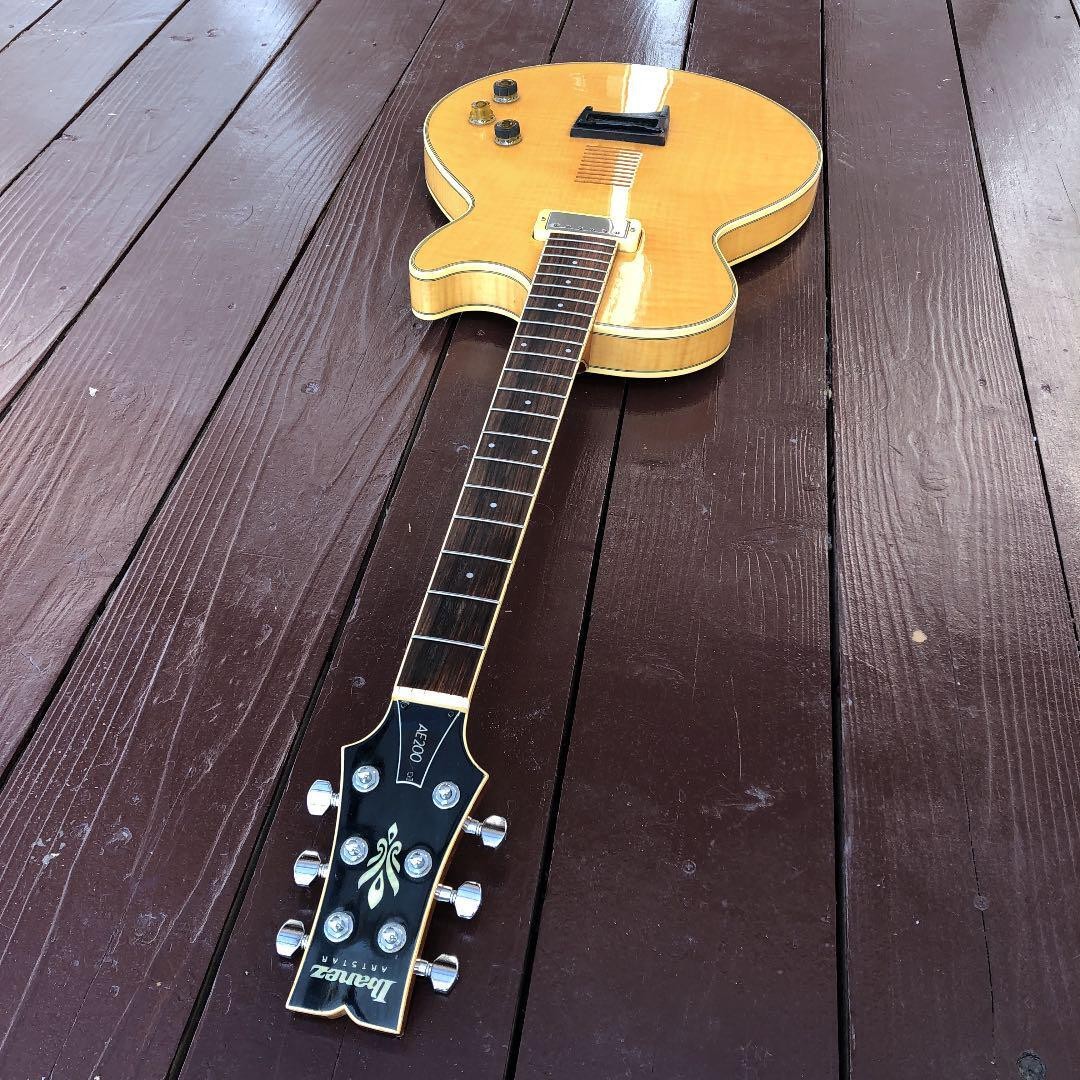 Electric Guitar Ibanez AE200 Artstar Natural SN H804802 | eBay