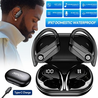 Mpow Wireless Bluetooth Headset TWS Earphones Earbud Stereo Headphone Waterproof