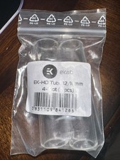 EKWB EK-HD Tube 12/16mm 4-Slot 2 Pieces New Sealed Tubing Water Cool