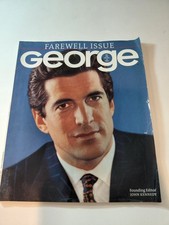 George Fall 2000 John F Kennedy Jr. Farewell Issue Magazine Politics
