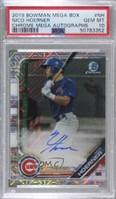 2019 Bowman Mega Box Chrome Mojo Nico Hoerner #BMA-NH PSA 10 GEM MT Auto 1q7