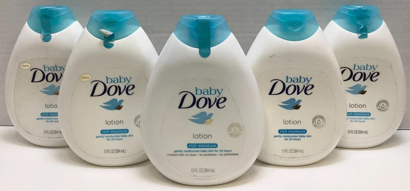 Baby Dove Rich Moisture Lotion, 24 Hours, 13oz, Pack of 5
Opens in a new window or tab