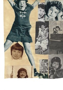 SUPER RARE!! 8x10 VINTAGE ORIG  PAPER PHOTO CHILD ACTRESS JANE WITHERS