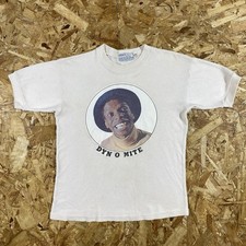 Vintage 70s Hidaco Good Times JJ "Dynomite" Beige Single Stitch Shirt Size M