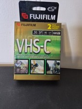 Fujifilm VHS-C 2pk Tapes Pro Premium High Grade Camcorder 30 min Video Cassettes