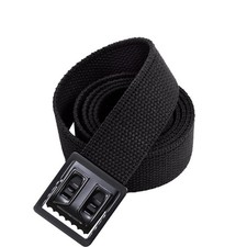 Rothco Web Belts with Open Face Buckle, Black, 54''
