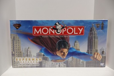 Superman Returns Monopoly Board Game 2006 Hasbro New Sealed DC Comics