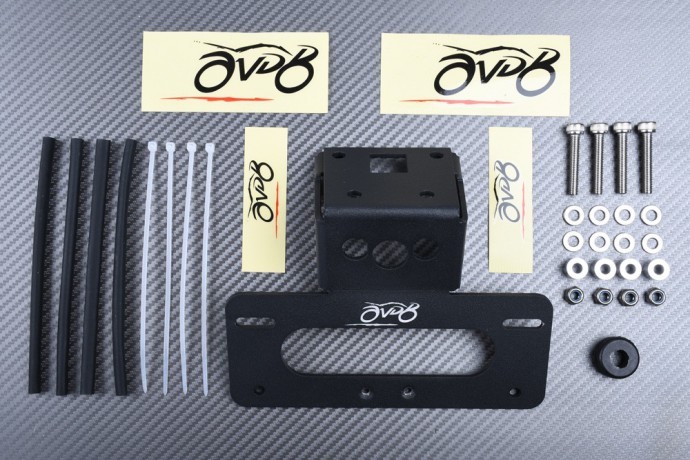 Support de plaque Kawasaki Z800 usiné CNC haute résistance pour finitions premium