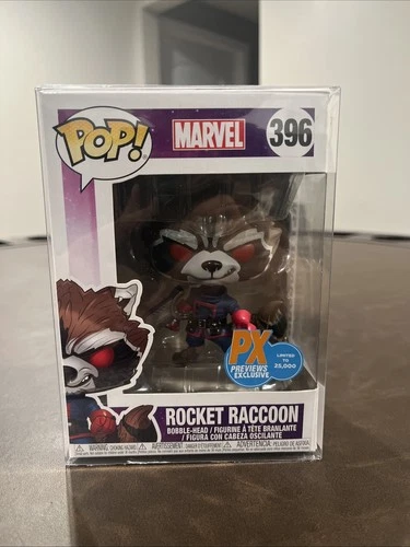 Funko Pop! Marvel: Rocket Raccoon #396 Item #34461 w/ Protector