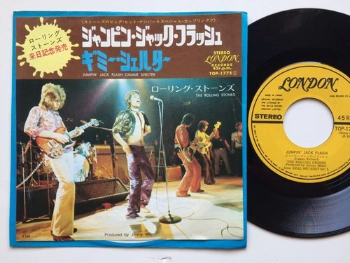 The Rolling Stones "JUMPIN' JACK FLASH" 45 7" JAPAN 1st PRESS LONDON TOP1775