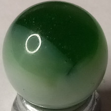 Vintage Akro Moss Agate Patch Marble .63" Mint Condition 1125.107