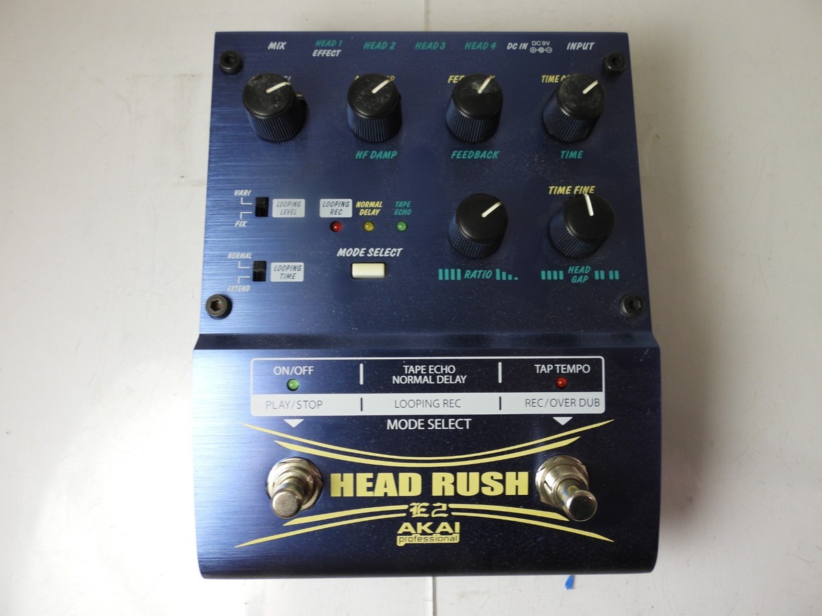 Akai E2 Headrush Echo Delay Looper Effects Pedal Free US S&H | eBay