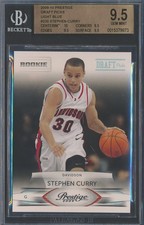 2009-10 Prestige Light Blue 832/999 #230 Stephen Curry Rookie Graded BGS 9.5 *73