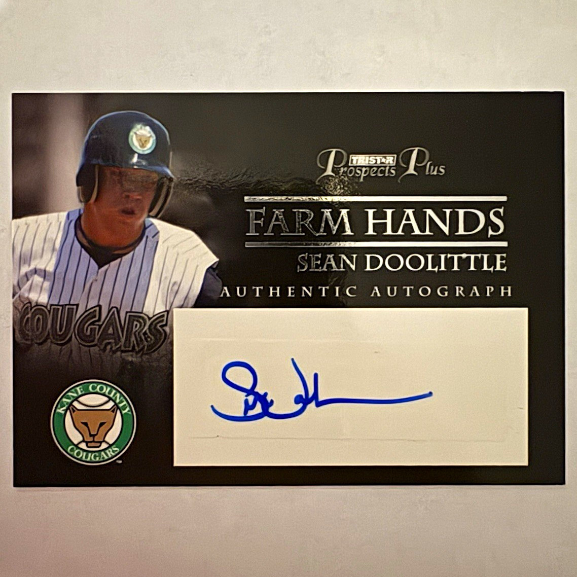 2007 TRISTAR Prospects Plus Sean Doolittle Auto RC Farm Hands #FH-SD | Cougars