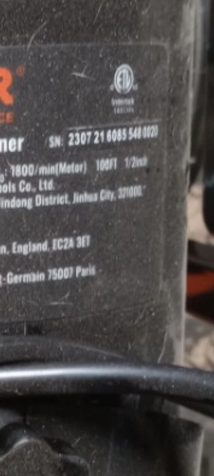 VEVOR Drain Cleaner Machine Snake Sewer Electric Drain Auger Auto Feed 100'x1/2 - Image 4 of 4