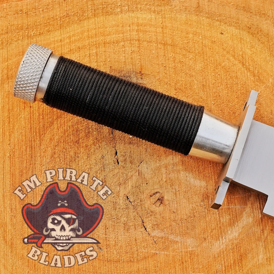 CUCHILLO BOWIE 14" HECHO A MANO PERSONALIZADO COMANDO LS1 SURVIVAL caza camping con funda. Foto 4 de 4