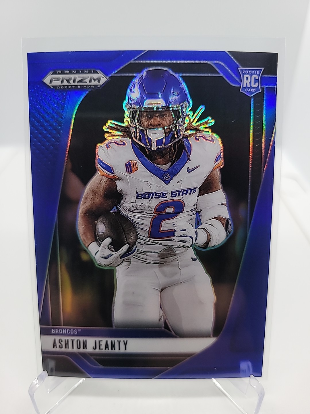 2025 Panini Prizm Draft Picks #13 Ashton Jeanty Blue Prizm 190/249 Color Match