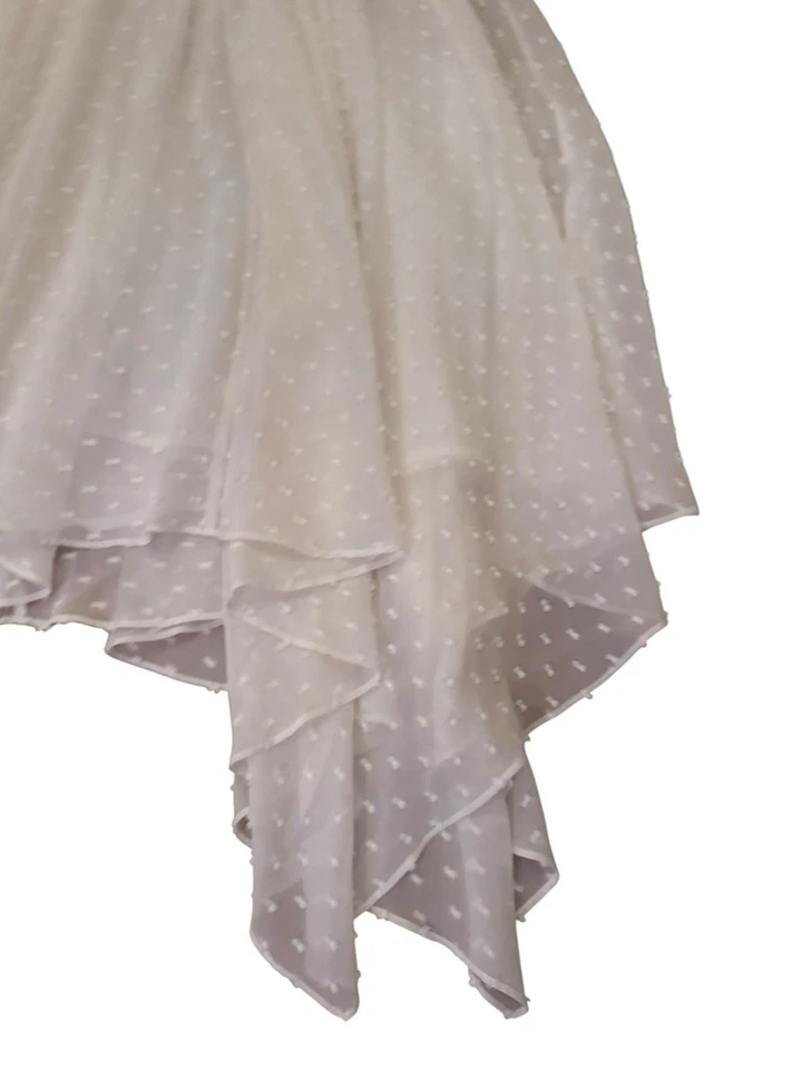 Vestido Ulla Johnson Marfil Transparente Talla 2 Foto 4 de 4