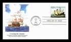 Dr Jim Stamps FDC First Voyage Of Columbus Crossing The Atlantic Fleetwood