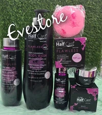 Glow Flawless Face Cream, Unifying Lightening Lotion, Purifying Bar, Serum & Gel