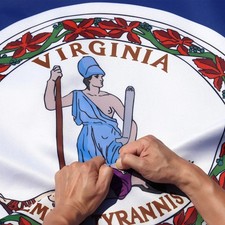 Anley Rip-Proof Double Sided Virginia State Flag 3x5 Ft Virginia VA State Flags