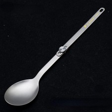 Pure Titanium Cutlery Spoon Fork Folding Home Outdoor Camping Foldable Picnic