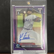 2024 Bowman Chrome - Emiliano Teodo #CPA-ETE Purple Refractor /250 (AU, RC)