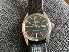 Rolex Oyster Perpetual Datejust 36mm Black Dial Fluted Bezel NO STRAP