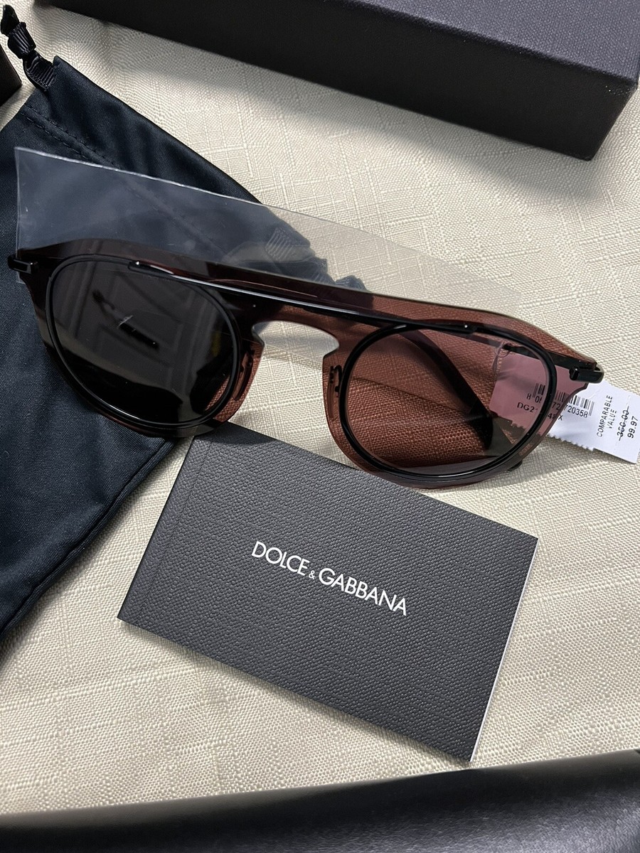 Dolce&Gabbana Bordeaux Sunglasses Smoke Lens $350 48-26-145  display picture 3