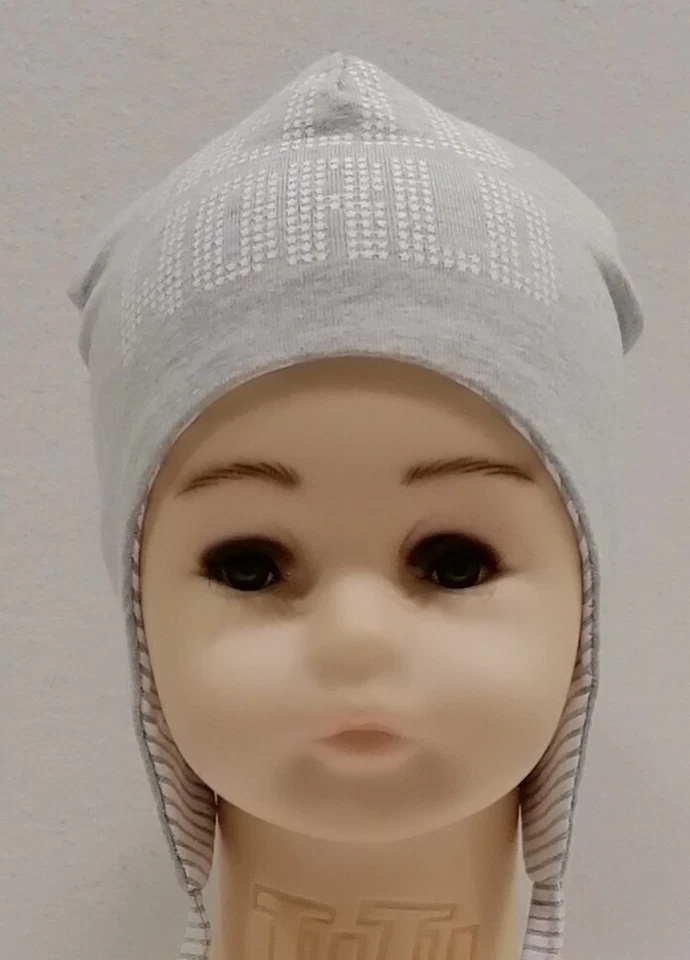 Cappellino berretta cuffia peruviana baby neonato PARAORECCHIE PRIMAVERA ESTATE - Immagine 2 di 3